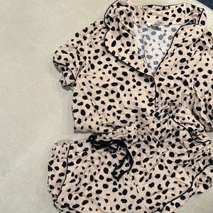 Forever 21 Leopard Pajama Set